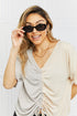 Zoe Oval Full Rim Sunglasses